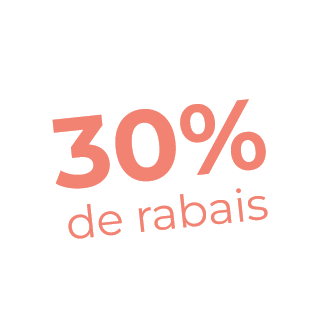 Badge 30% de rabais